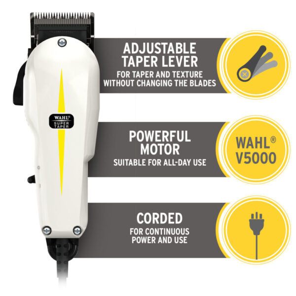 WAHL Super Taper Clipper Classic Series (USA) - Image 3