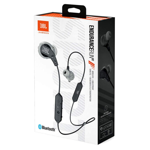 JBL Endurance RunBT, Sports in Ear Wireless Bluetooth Earphones with Mic, Sweatproof, Flexsoft eartips, Magnetic Earbuds, Fliphook & TwistLock Technology, Voice Assistant Support sri lanka