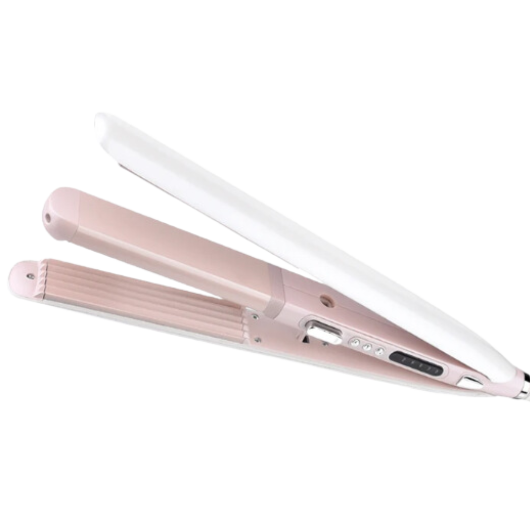 HTC 2-in-1 Premium Hair Straightener and Crimper