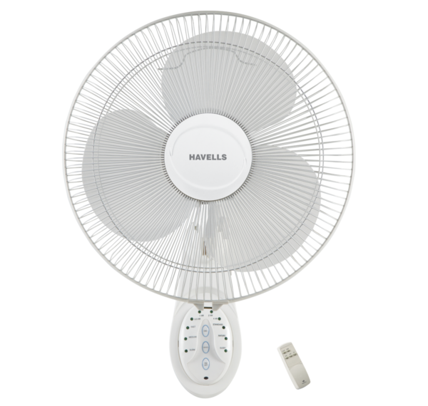 Introducing the Havells Remote Wall Fan, an advanced cooling solution designed to keep you comfortable in the tropical climate of Sri Lanka. Exclusively available at Trontronics.lk, this high-performance wall fan combines innovative features and reliable performance, making it an ideal addition to any home or office. User-Friendly Operation: Equipped with a built-in IR remote control, the Havells Remote Wall Fan offers convenient and hassle-free operation. Adjust the settings from anywhere in the room with just a click, ensuring optimal comfort at all times. Superior Performance: Powered by a high-performance motor, this wall fan delivers exceptional air circulation with an impressive air delivery rate of 72 cubic meters per minute (cmm). The aerodynamically designed and balanced blades ensure efficient airflow, providing a refreshing breeze even on the hottest days. Safety and Reliability: The fan features a Thermal Overload Protector (TOP), which safeguards the motor against high voltage fluctuations, ensuring long-lasting durability and consistent performance. With a two-year warranty, you can trust in the quality and reliability of the Havells Remote Wall Fan. Energy Efficient: Consuming only 50 watts of power, this wall fan is energy-efficient, helping you stay cool without worrying about high electricity bills. Its low noise level of 63.3 dB ensures a peaceful environment, making it perfect for bedrooms, living rooms, and offices. Enhanced Design: The fan's 120-spoke guard and jerk-free oscillation provide smooth and stable operation, while its sleek and modern design seamlessly blends with any décor. With a speed of 1360 RPM, it offers powerful and consistent cooling, making it an essential appliance for Sri Lankan homes. Exclusive to Trontronics.lk: Available exclusively at Trontronics.lk, the Havells Remote Wall Fan is designed to meet the specific cooling needs of Sri Lankan consumers. Enjoy premium quality and unmatched performance with this versatile and reliable wall fan. Upgrade your cooling experience with the Havells Remote Wall Fan. Stay cool, comfortable, and in control with this top-notch appliance, perfect for tackling Sri Lanka's tropical heat. Order now from Trontronics.lk and enjoy the benefits of efficient, reliable, and convenient cooling. Product Tags: Havells Remote Wall Fan, Remote Control Wall Fan, High Performance Motor, Efficient Air Delivery, Thermal Overload Protector, Energy Efficient Fan, Low Noise Fan, Aerodynamically Designed Blades, Jerk Free Oscillation, Wall Fan Sri Lanka, Trontronics.lk Exclusive, Two-Year Warranty, Home Appliances, Office Cooling Solution, User-Friendly Operation, Reliable Cooling, Modern Design Fan, Powerful Air Circulation, Sri Lanka Climate, Premium Quality Fan.