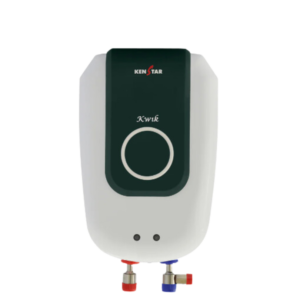 The Kenstar KWIK 5.9L Instant Water Geyser brings rapid hot water access to Sri Lankan homes with reliable and efficient performance. Made in India, this compact water heater is powered by a 3kW input, delivering swift heating while maintaining energy efficiency. Designed for high-rise buildings, it operates with a 6.5-bar pressure, ensuring a steady flow and ideal performance across various building heights. Crafted with a shock-proof plastic body and a built-in pressure release valve, this geyser prioritizes user safety, making it a durable choice for any household. The Kenstar KWIK combines convenience and compact design, fitting seamlessly in any bathroom space.