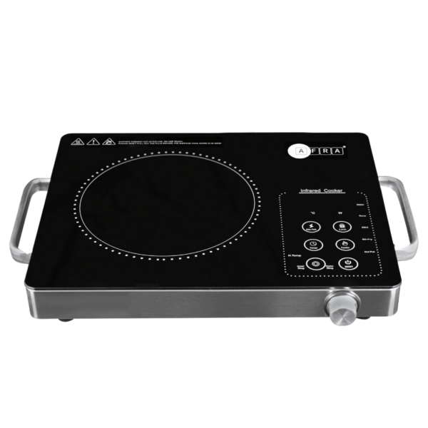 Afra Infrared Cooktop 2000W - Portable Electric Cooker, LED Display, Stainless Steel, BBQ, Hot Pot, Child Lock for Safe Cooking in Sri Lanka