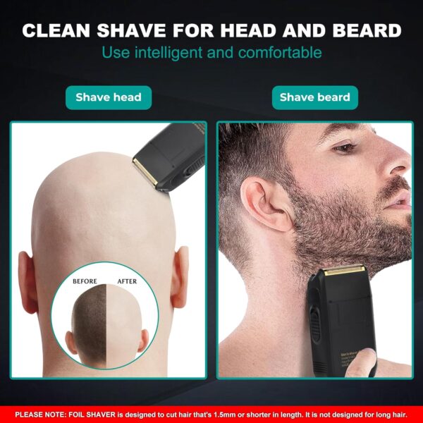 Premium VGR Professional Rechargeable Foil Shaver for Men V-363 - Image 5