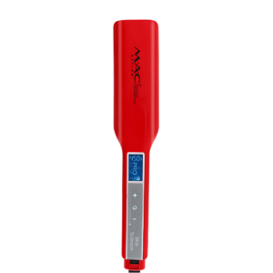 MAC Styler Professional LCD Hair Straightener MC-2028 Ceramic Red – 4.5cm Wide Plates, Wet and Dry Function, 450°F, Available at trontronics.lk Sri Lanka